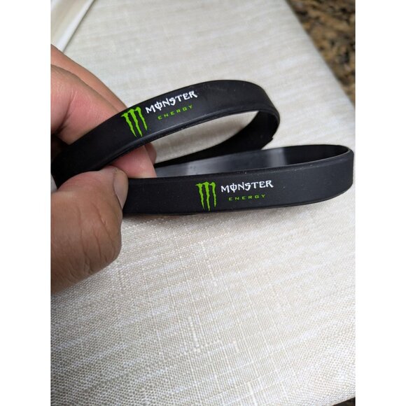 Monster Energy Silicone Wristband Lot of 2 - Picture 7 of 10